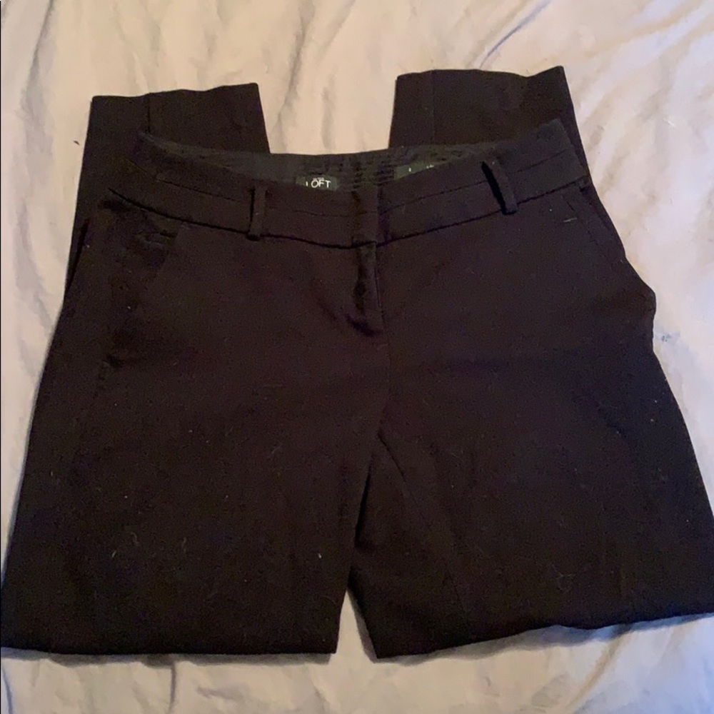 Loft cropped ankle pants